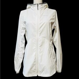 MARMOT WOMEN’S WHITE LIGHTSWEIGHT WINDBREAKER SIZE MEDIUM